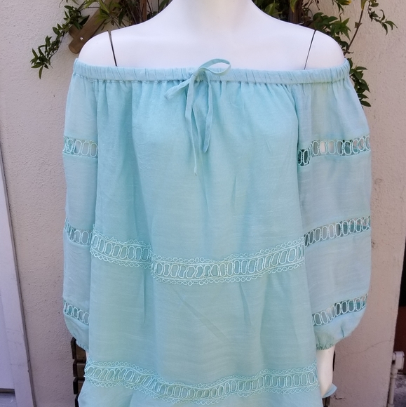 🌷Guess off the shoulder Karena dress - Picture 4 of 6